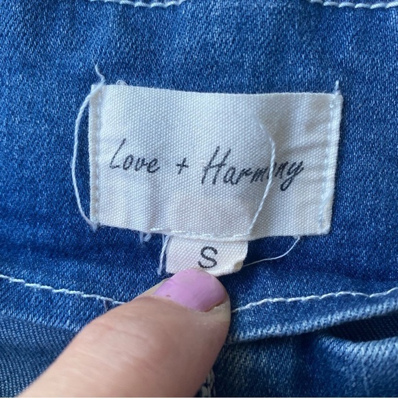 Wide Leg Barrel Jeans Womens Size Small Striped Ankle Crop Baggy Relaxed Loose - Picture 16 of 16